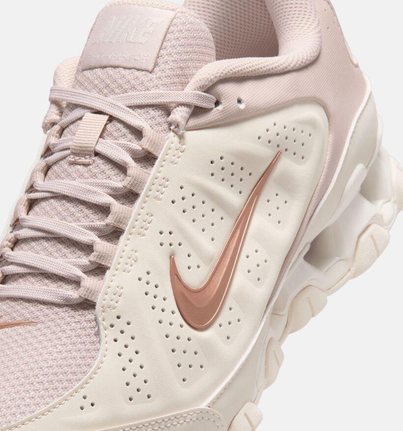 Nike Reax TR Ecru/Lichtroze Sneakers voor dames (372896) - geschikt voor steunzolen