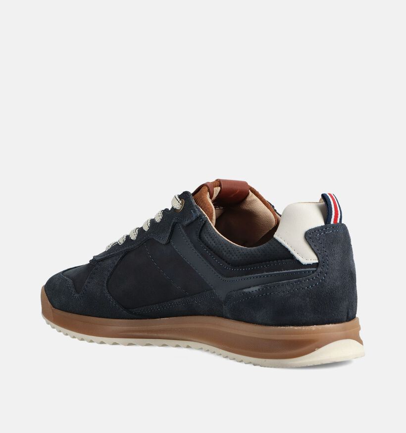 Bufflox Naples Donkerblauwe Veterschoenen voor heren (371974) - geschikt voor steunzolen