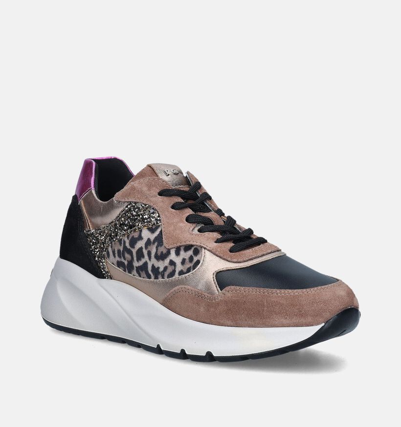 NeroGiardini Baskets casual en Marron pour femmes (357602) - pour semelles orthopédiques