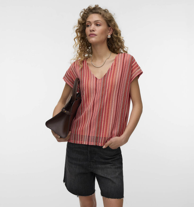 Vero Moda Demi Roze T-shirt voor dames (374942)