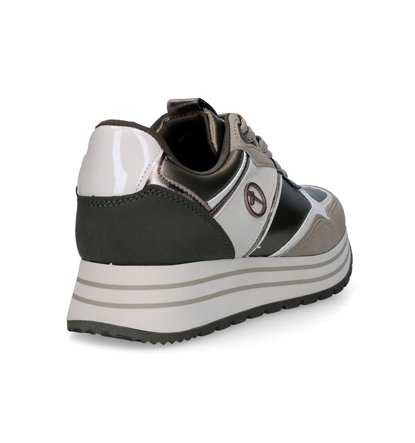 Tamaris Groene Platform sneakers voor dames (328288) - geschikt voor steunzolen