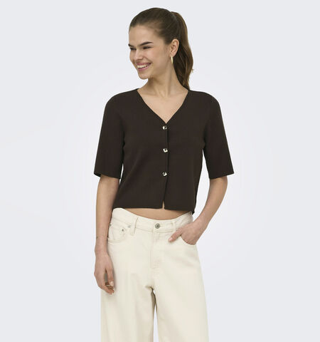 JDY Vestes Noir/Marron