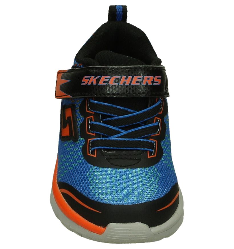 Skechers Baskets basses en Bleu en textile (202336)