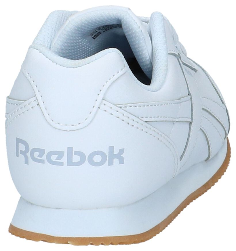 Witte Lage Sportieve Sneakers Reebok Royal CL Jog, , pdp