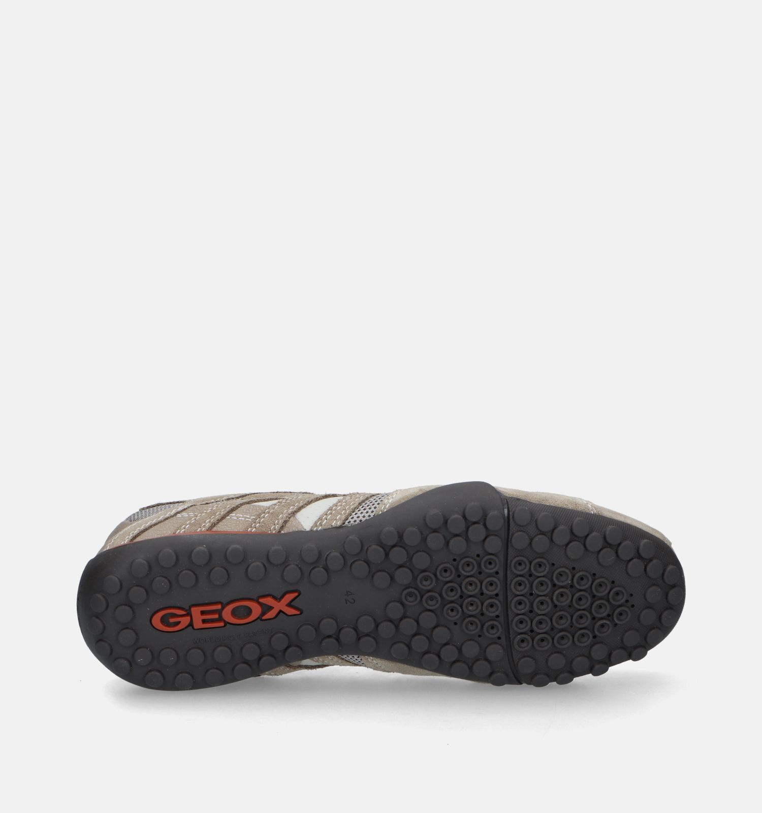 Geox Snake Beige Casual Schoenen Heren Lage schoenen Online op TORFS.BE
