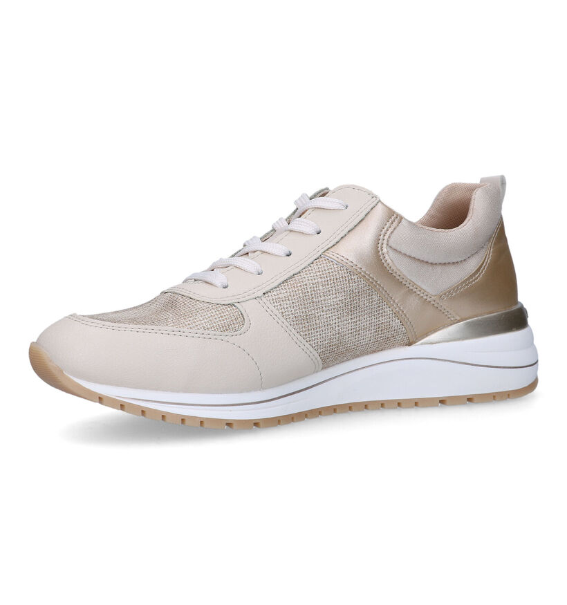 Remonte Beige Sneakers voor dames (320249) - geschikt voor steunzolen