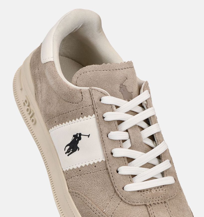 Polo Ralph Lauren Hrt Aera Pp Baskets habill&eacute;es en Beige pour femmes (369536)