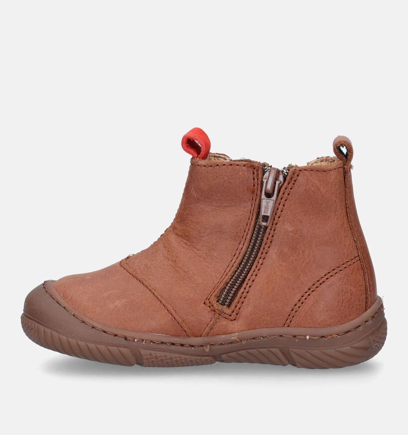 Bopy Jakar Cognac Baby Chelsea Boots voor meisjes, jongens (332189) - geschikt voor steunzolen