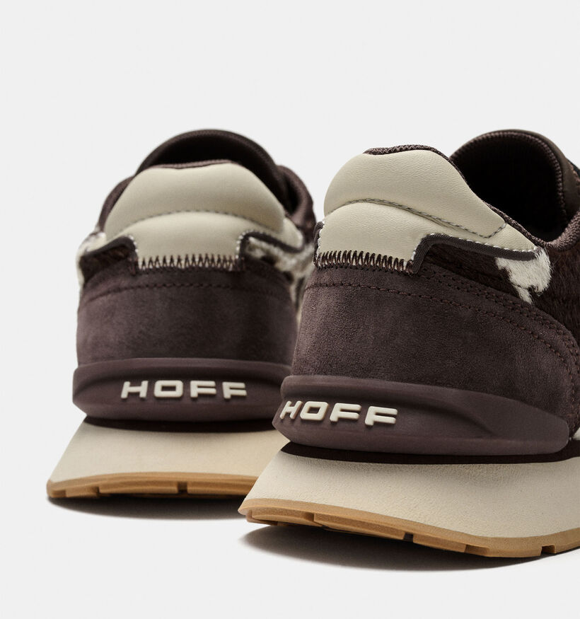 HOFF City Print Bruine Sneakers voor dames (377096) - geschikt voor steunzolen