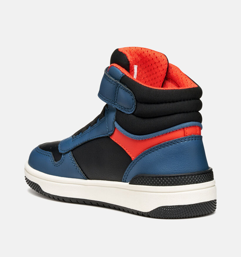Geox Washiba Chaussures hautes en Bleu pour garçons (361951) - pour semelles orthopédiques