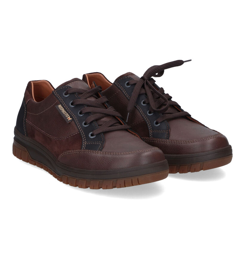 Mephisto Paco Nevada Chaussures à lacets en Brun en cuir (298251)