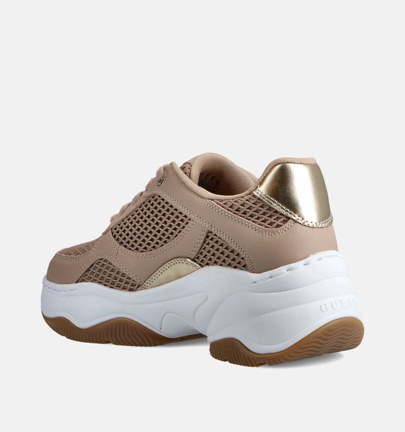 Guess Harpaa Lichtbruine Chunky Sneakers voor dames (366547) - geschikt voor steunzolen