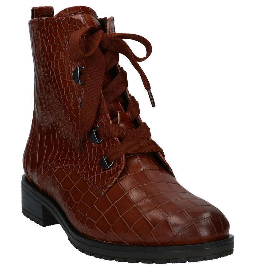 Gabor OptiFit Cognac Boots in leer (282298)