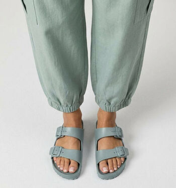 Birkenstock Arizona Slippers Eggshell/Pure Sage