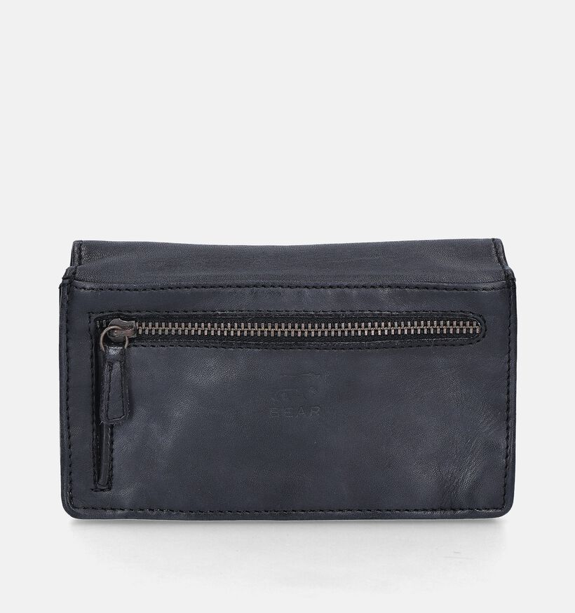 Bear Design Zwarte Overslagportemonnee voor dames (358894)