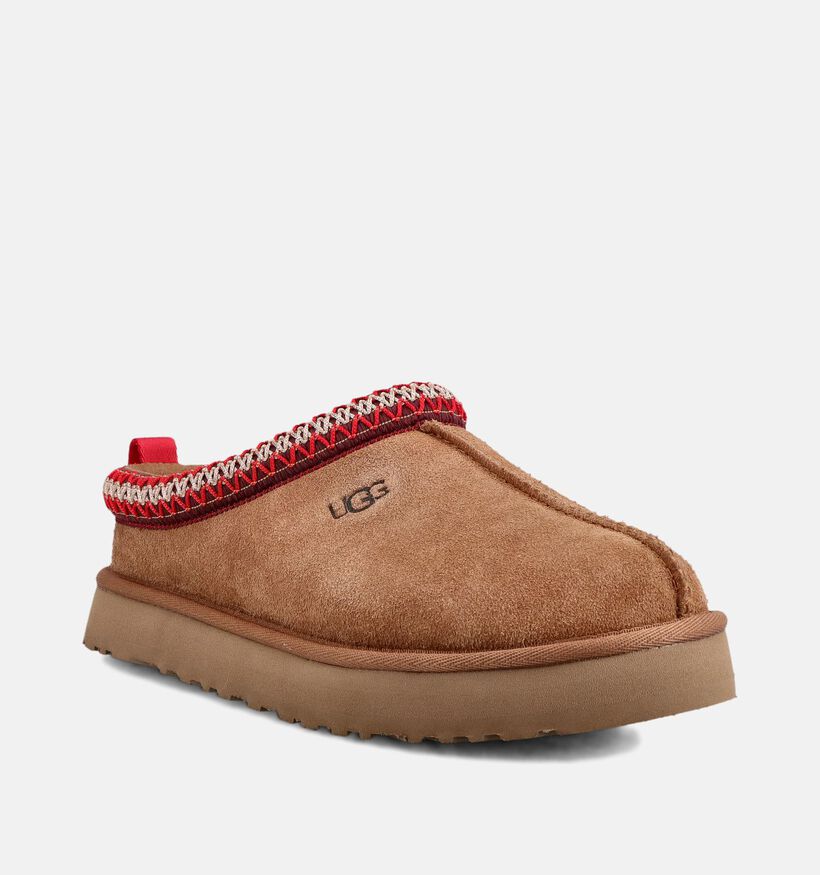 UGG Tazz Pantoufles Ouverts en Cognac pour filles (377989)