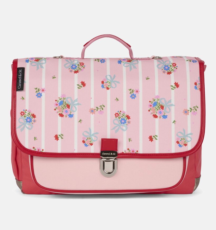 Caramel & cie. Coral Blosson Cartable en Rose pour filles (373714)
