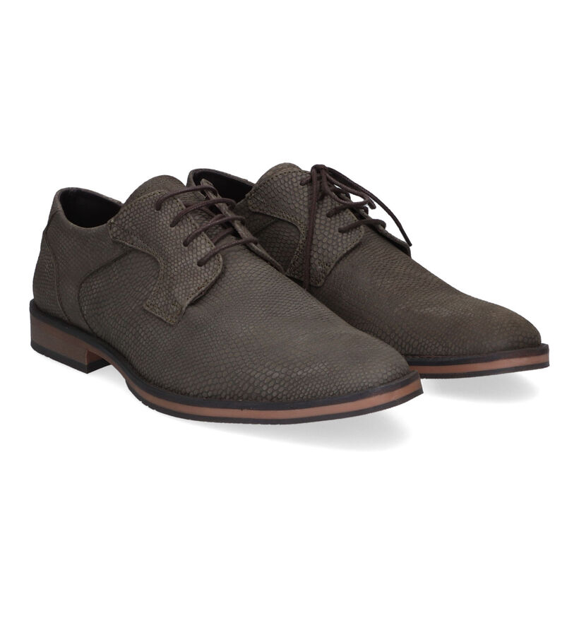 Bullboxer Chaussures classiques en Gris foncé pour hommes (313089) - pour semelles orthopédiques