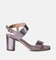 Laurent David Sandales à talons en Argent pour femmes (358590)