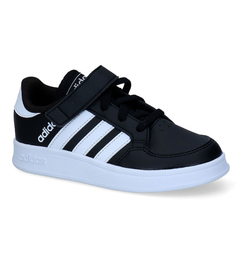 adidas Breaknet C Zwarte Sneakers in kunstleer (299879)