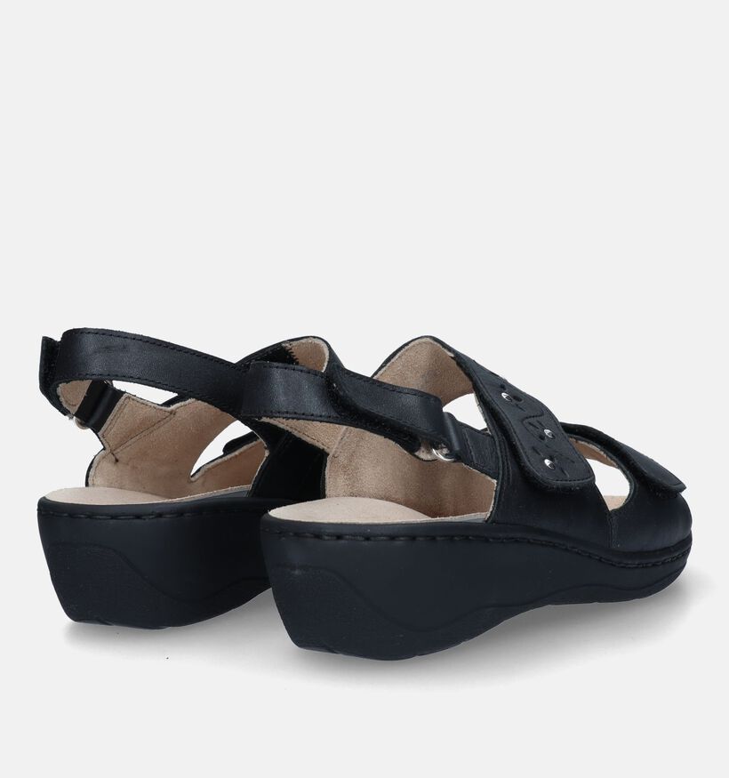 Scholl Porzia Zwarte Sandalen voor dames (336792) - geschikt voor steunzolen