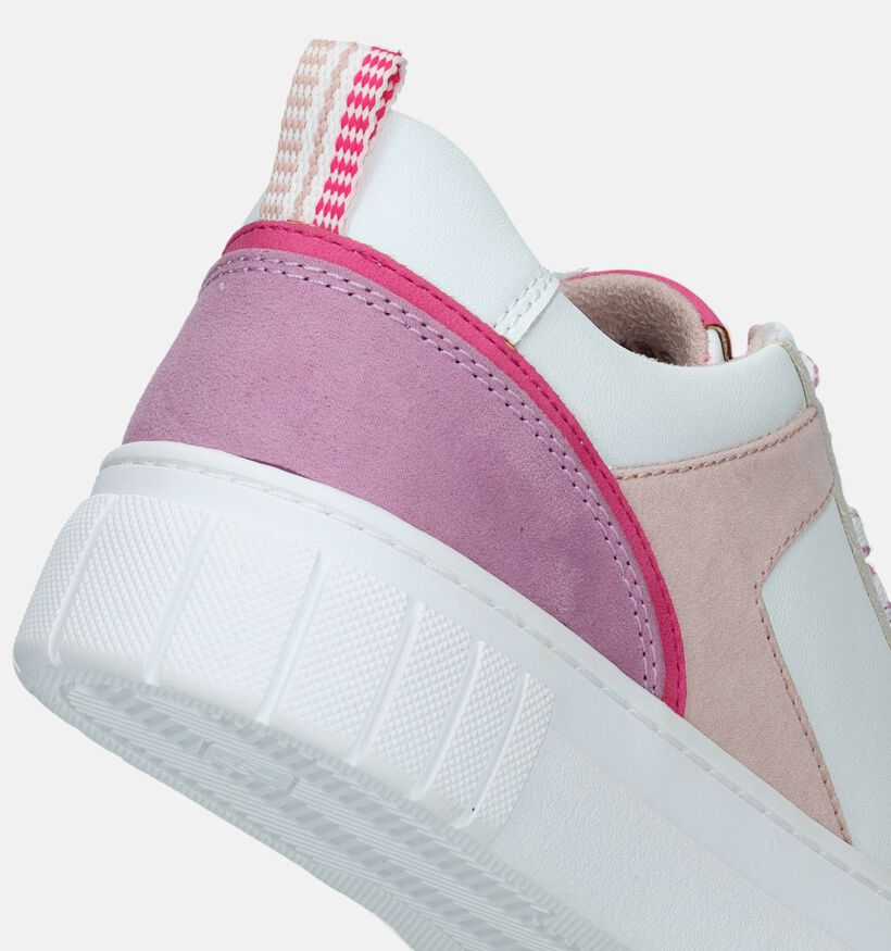 Marco Tozzi Witte Plateau Sneakers voor dames (335835) - geschikt voor steunzolen