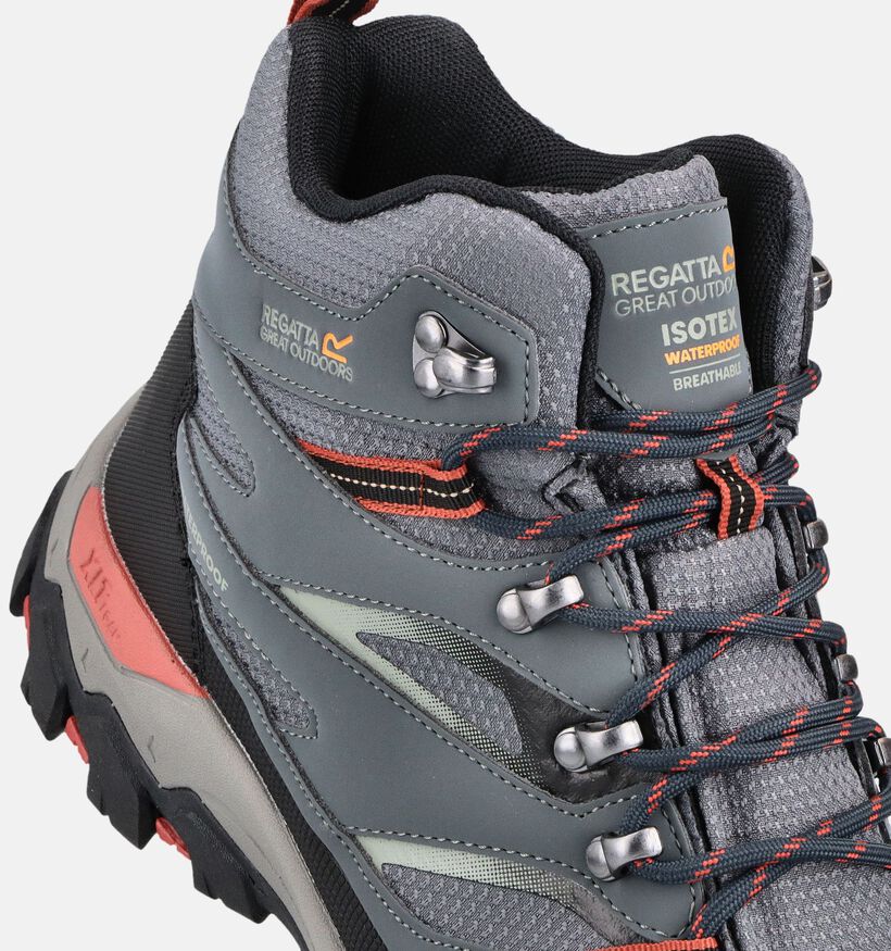 Regatta Holcombe III Grijze Hoge Wandelschoenen voor heren (367934) - geschikt voor steunzolen