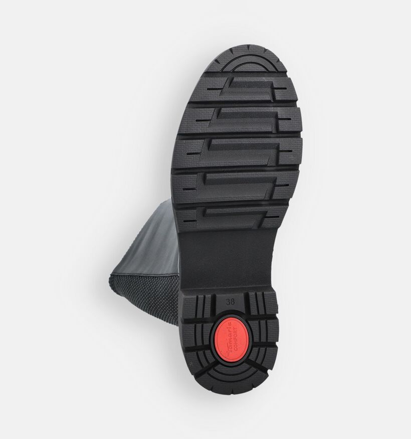 Tamaris Comfort Bottes hautes en Noir pour femmes (362909) - pour semelles orthopédiques
