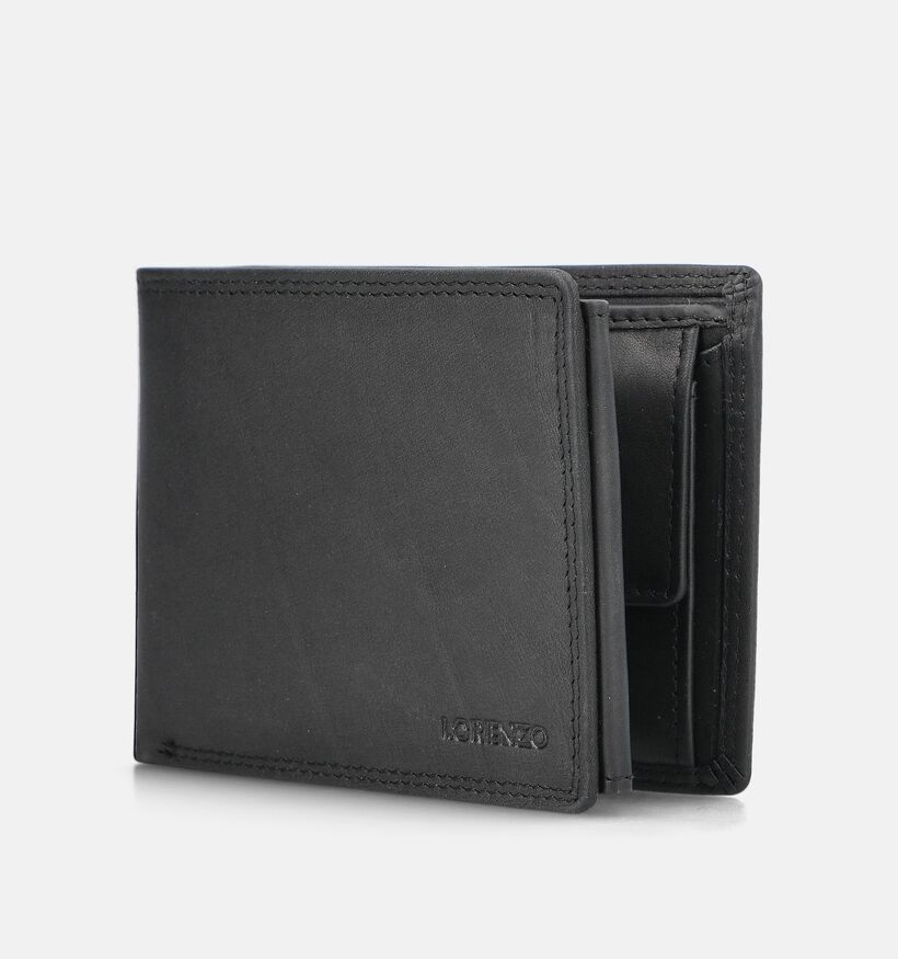 Euro-Leather Zwarte Portefeuille voor heren (381375)