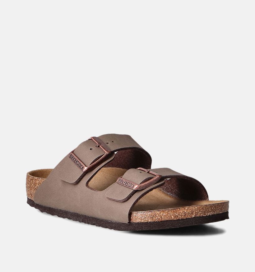 Birkenstock Arizona Bruine Slippers voor jongens, meisjes (352395)