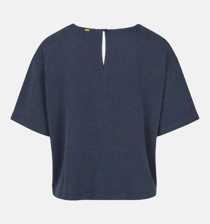 Minuit Douze Softly Donkerblauwe t-shirt voor dames (381857)