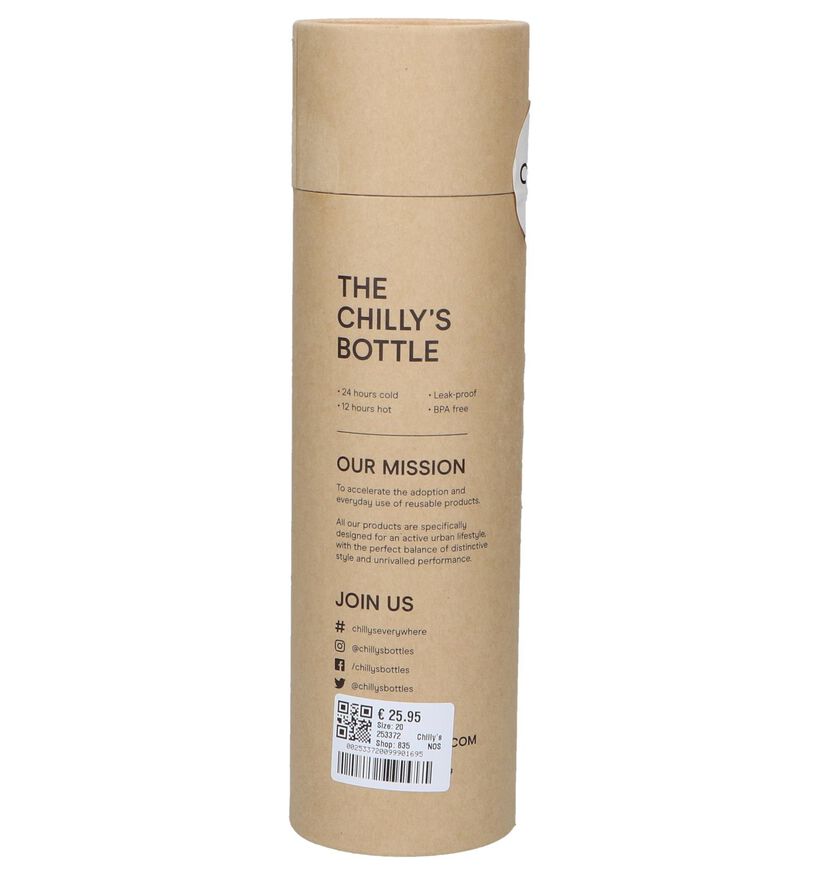 Chilly's Pastel Coral Drinkfles 500 ml voor dames, meisjes (253372)