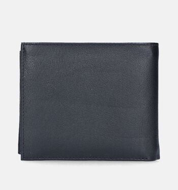 Euro-Leather Portemonnees Zwart/Bruin