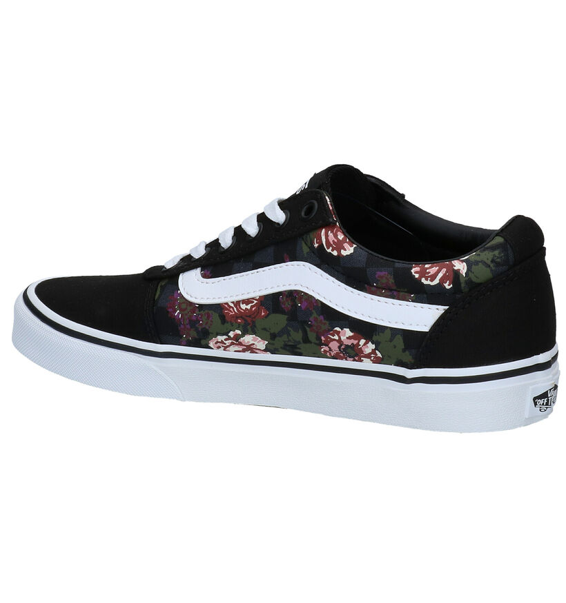 Vans Ward Baskets de skate en Rose pour femmes (327993)