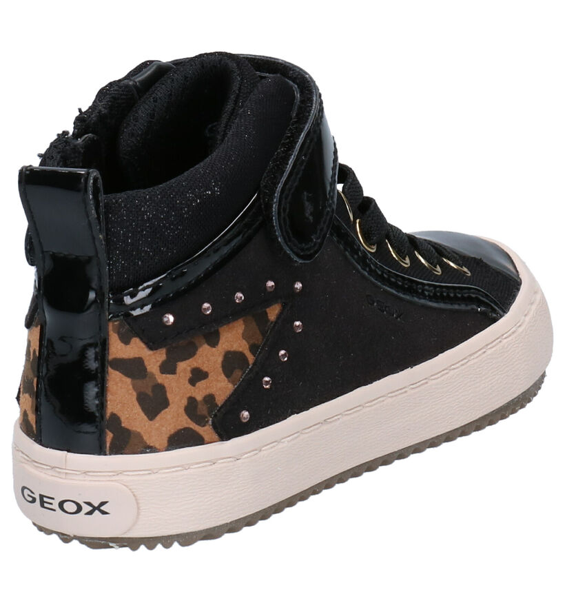 Geox Kalispera Baskets en Noir en simili cuir (295242)