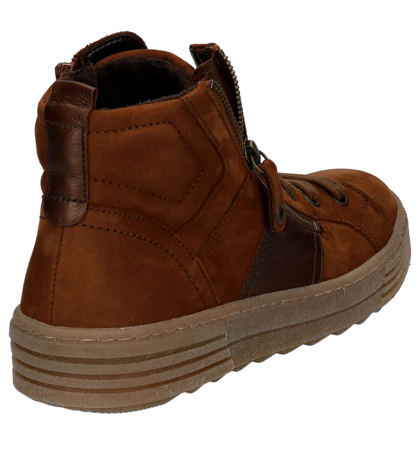 Gabor Best Fitting Bottines en Cognac pour femmes (297232) - pour semelles orthopédiques