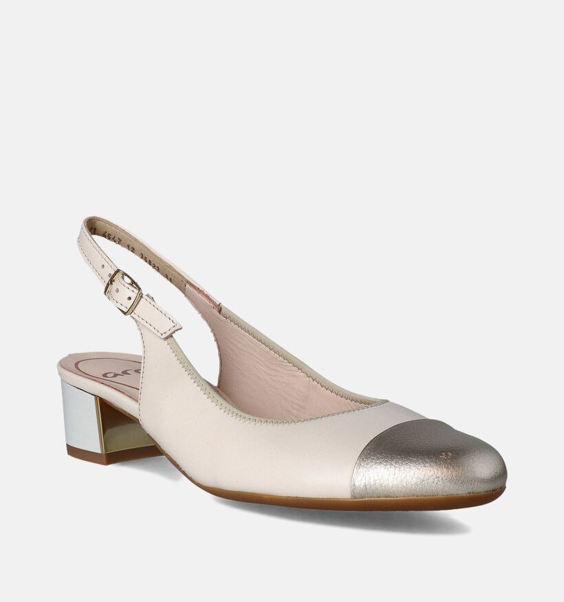 Ara Nizza 2.0 Escarpins slingback en Beige pour femmes (355204)
