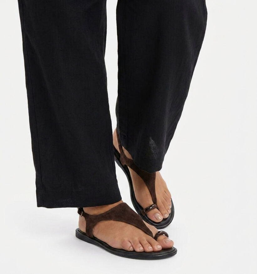 Tamaris Donkerbruine Sandalen voor dames (371724)