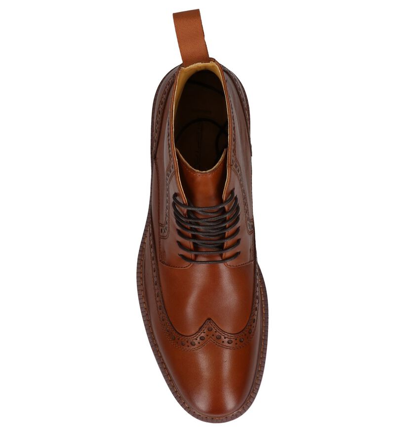 Steptronic Chaussures hautes en Cognac en cuir (241078)