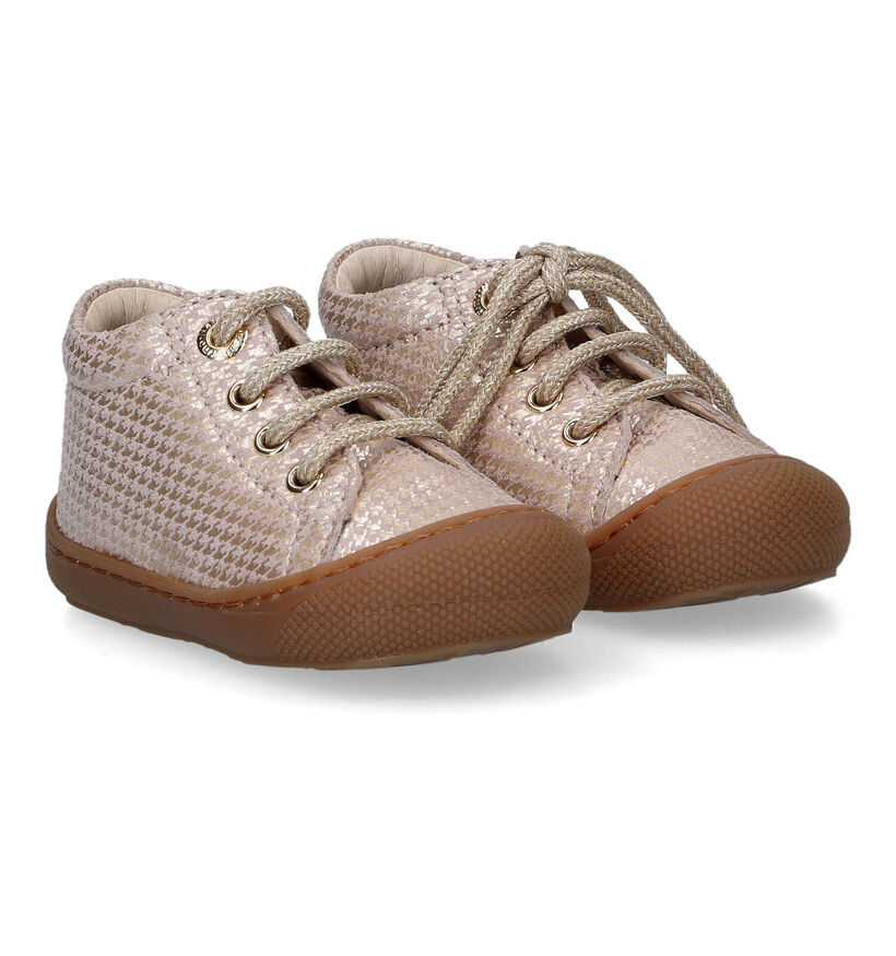 Naturino Cocoon Paarse Babyschoenen voor meisjes (316128) - geschikt voor steunzolen