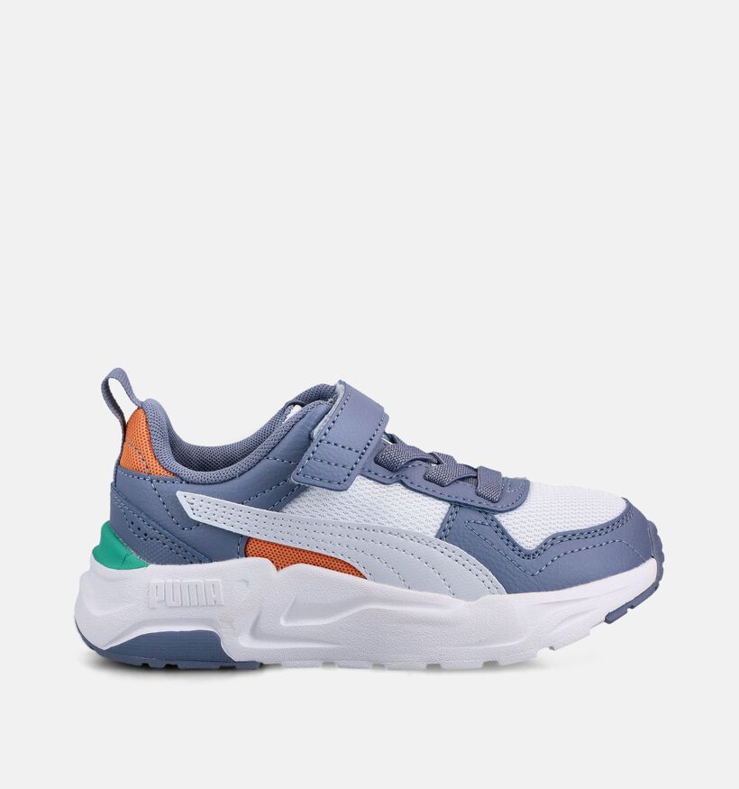 Puma Trinity 2 Baskets en Bleu pour gar&ccedil;ons, filles (366652) - pour semelles orthop&eacute;diques