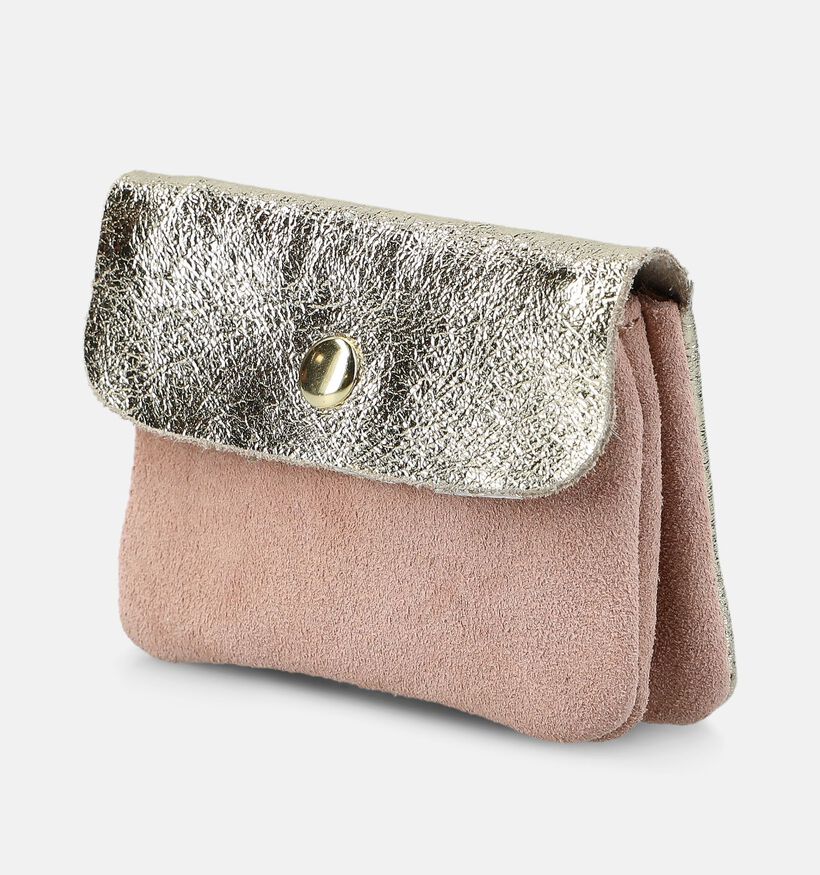 Via Limone Porte-monnaies zipp&eacute; en Rose pour femmes (382755)