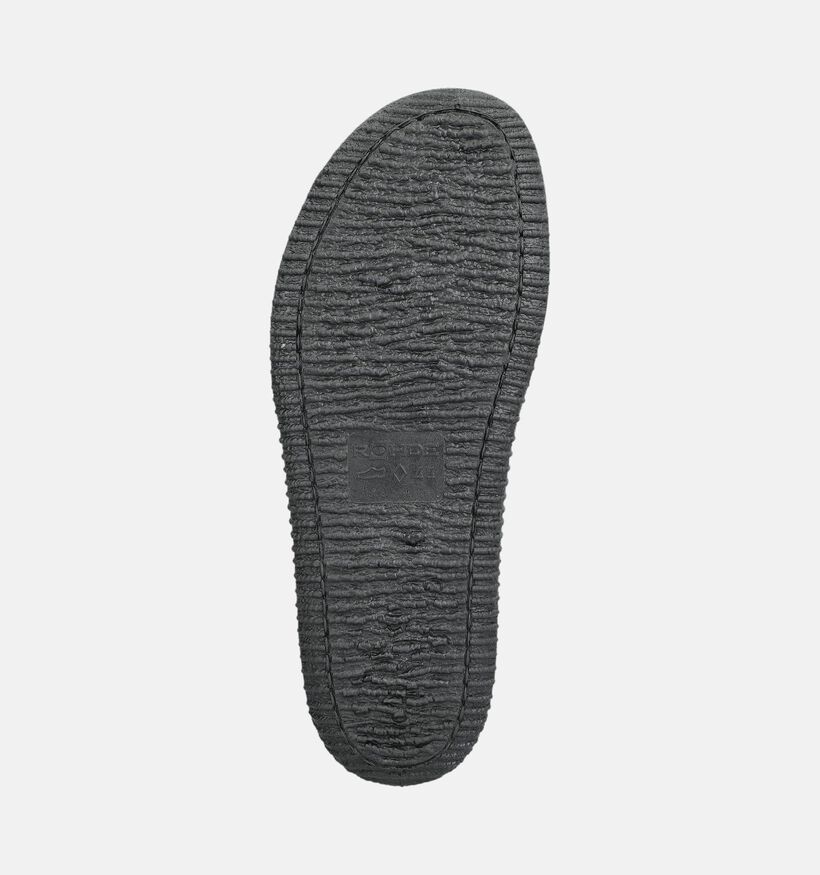 Rohde Zwarte Pantoffels voor heren (379280)