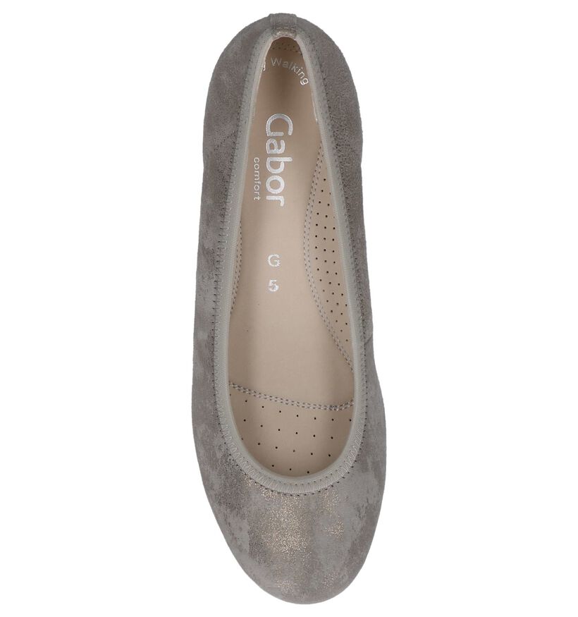 Gabor Escarpins classique en Taupe en nubuck (212511)