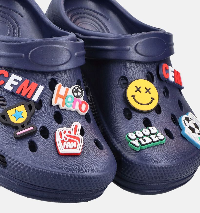 CEMI Nu-pieds en Bleu fonc&eacute; pour filles, gar&ccedil;ons (375755)