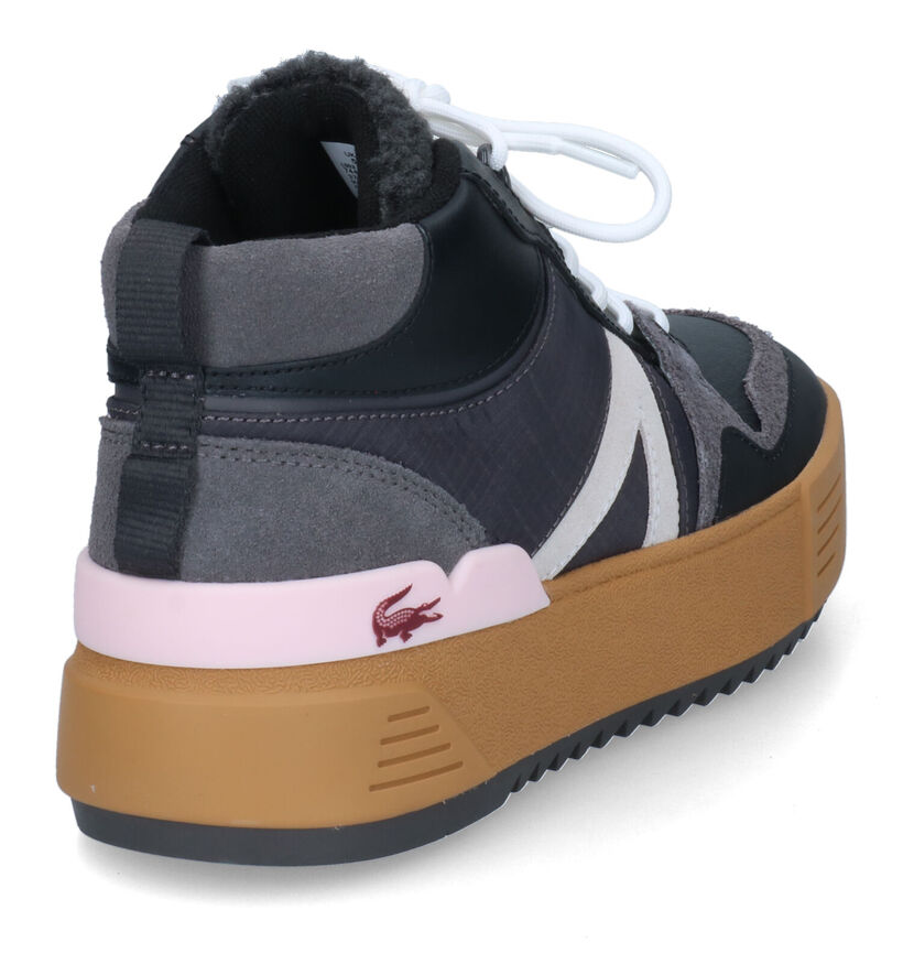 Lacoste L002 Baskets hautes en Noir pour femmes (313497)