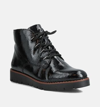 Rieker Boots Zwart/Bordeaux