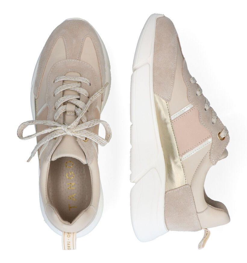 Tango Yasmine Beige Sneakers voor dames (307998) - geschikt voor steunzolen