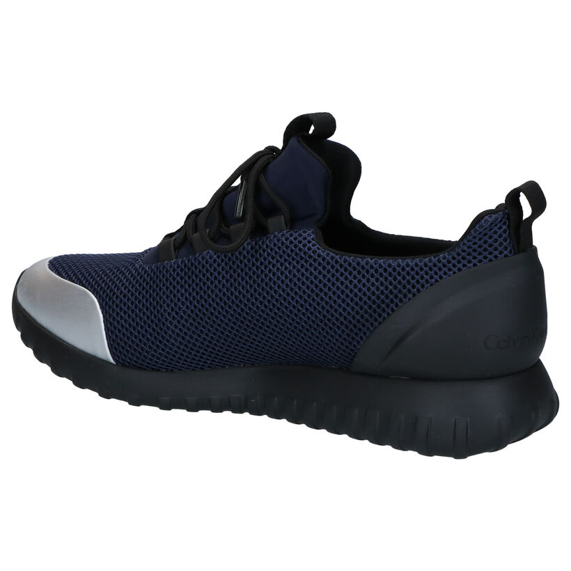 Calvin Klein Ron Baskets en Bleu en textile (269134)