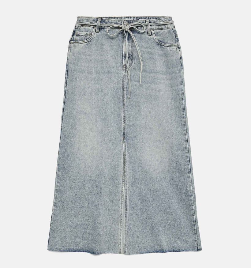 Vero Moda Wien Long Belt Jupe en Bleu pour femmes (367154)